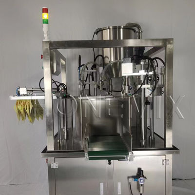1.5KW স্বয়ংক্রিয় প্যাকিং মেশিন দুই মাথা ভরাট স্ক্রু ক্যাপিং মেশিন