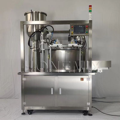 1.5KW স্বয়ংক্রিয় প্যাকিং মেশিন দুই মাথা ভরাট স্ক্রু ক্যাপিং মেশিন