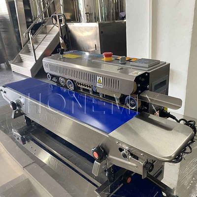 অনুভূমিক প্লাস্টিক ফিল্ম সিলিং মেশিন 600W গরম ইলেকট্রিক প্লাস্টিকের ব্যাগ সিলার
