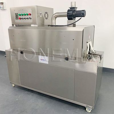 50Hz 0.35KW স্বয়ংক্রিয় প্যাকেজিং মেশিন তাপ টানেল সঙ্কুচিত মোড়ক মেশিন