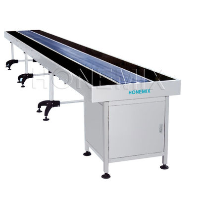 কসমেটিক আনুষঙ্গিক সরঞ্জাম 1.5KW চেইন স্ক্র্যাপার কনভেয়র বেল্ট